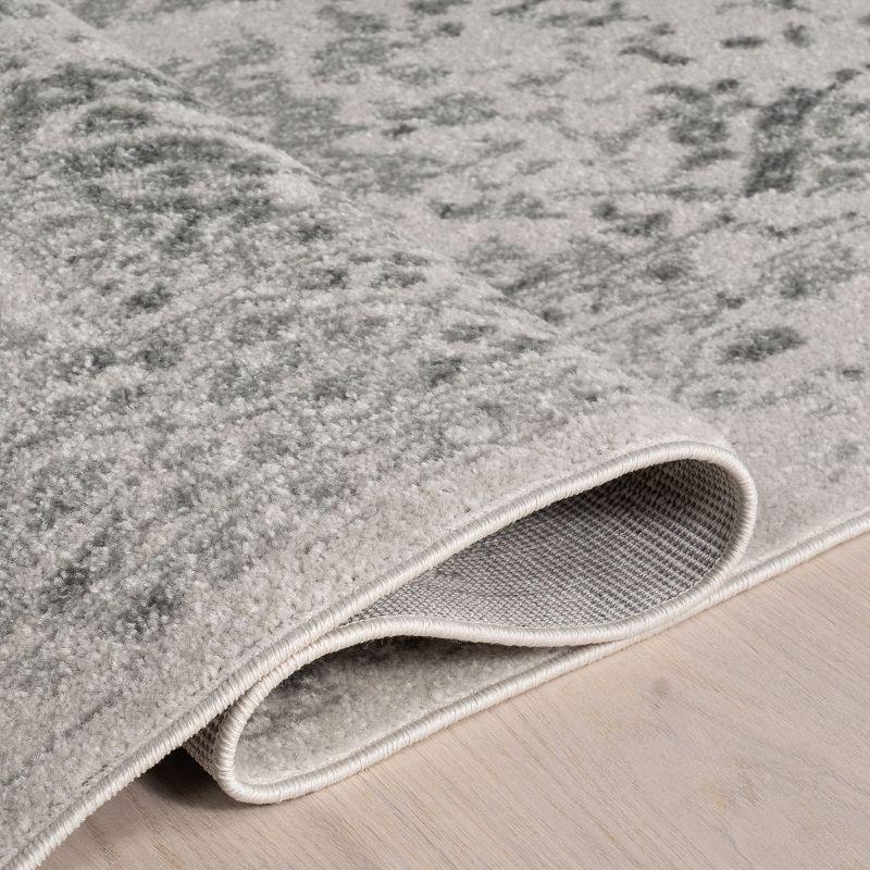 Nuloom Odell Medallion 10x13 Indoor Area Rug for Living Room Bedroom Dining Room Kitchen, Ivory/Grey