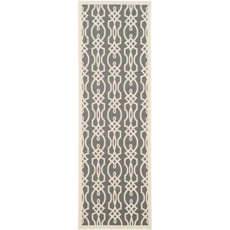 Martha Stewart Villa Screen - MSR4220 - Indoor Power Loomed Runners - Cement - 2'7"x8'2"