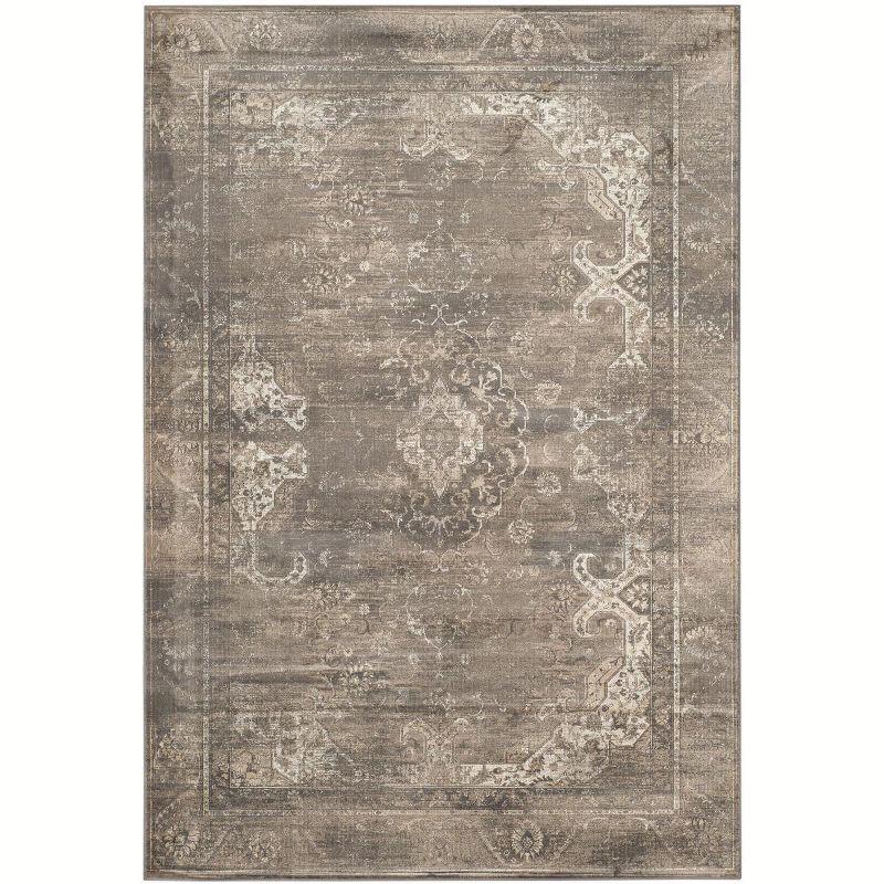 Vintage VTG137 Power Loomed Indoor Area Rug - Soft Anthracite - 6'7"x9'2" - Safavieh.