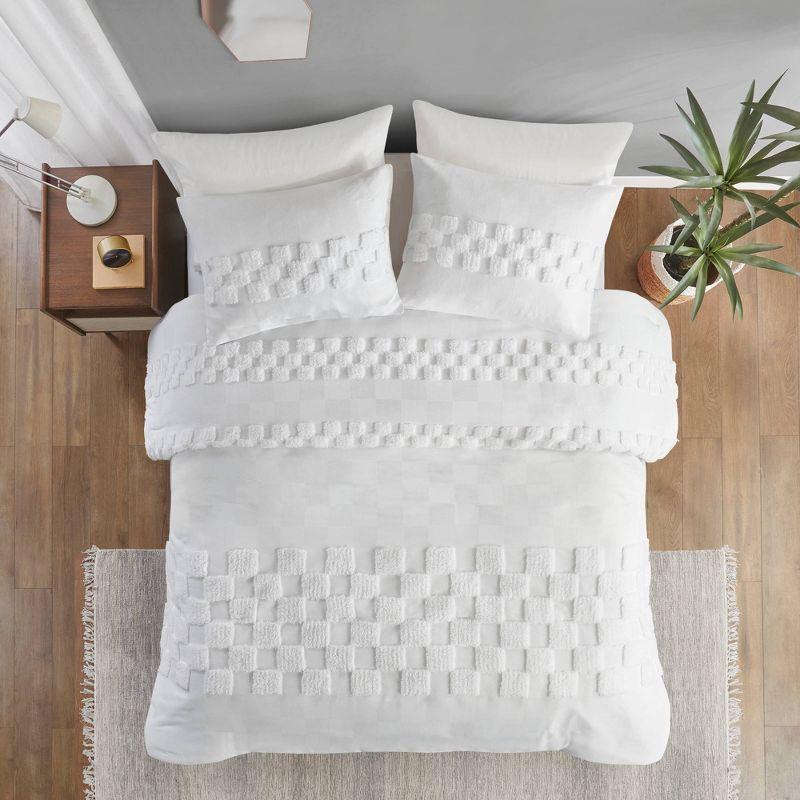 3 Piece Chenille Duvet Cover Set
