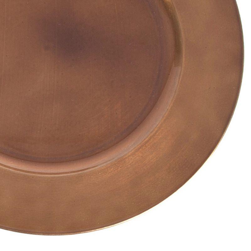 Saro Lifestyle Classic Solid Color Charger Plates