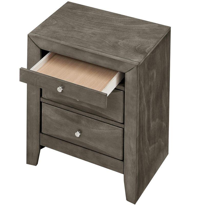 Passion Furniture Marilla 3-Drawer Nightstand (28 in. H x 23 in. W x 17 in. D)