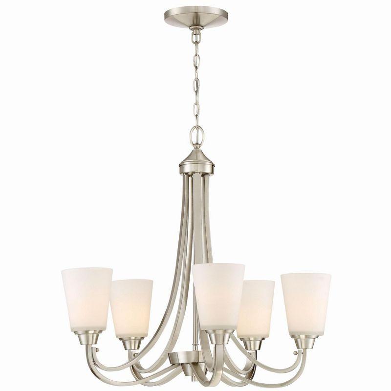Craftmade Lighting Grace 5 - Light Chandelier in  Brushed Polished Nickel