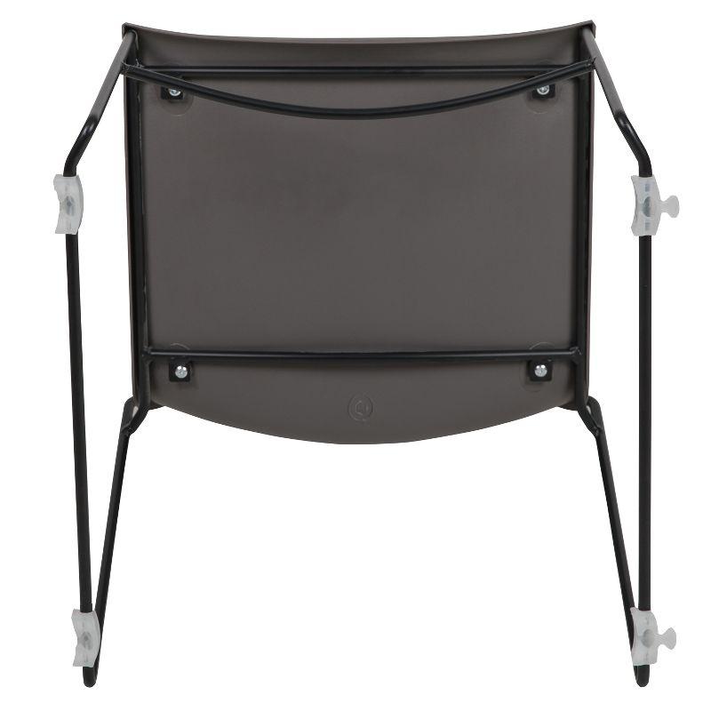 Everleigh 661 lb. Capacity Full Back Stack Chair with Powder Coated Frame