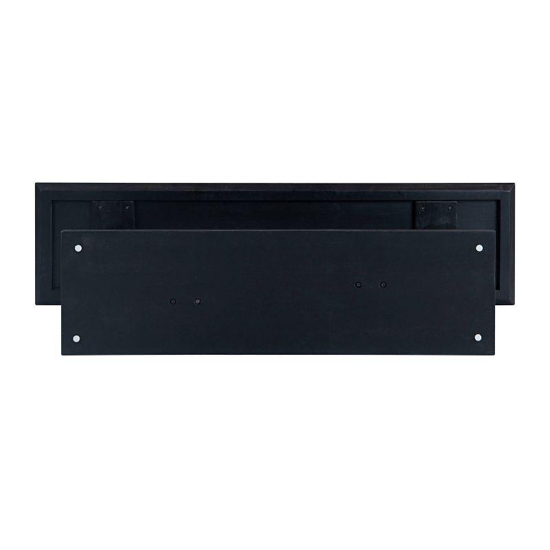 Rasmus Console Table Black Charcoal - Boraam: Acacia Wood, Hallway Display, Rubberwood Frame