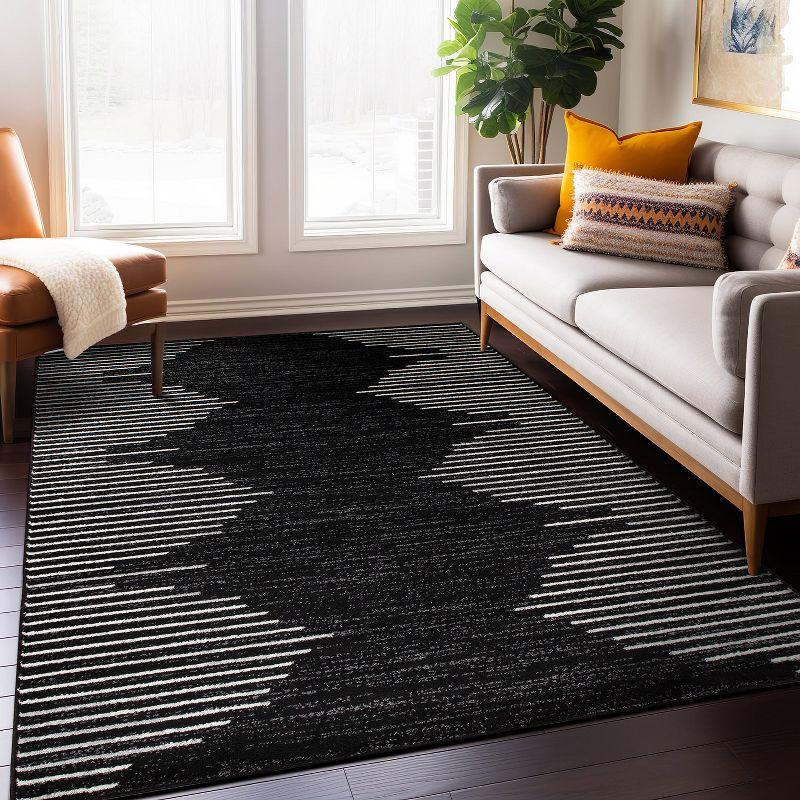 World Rug Gallery Bohemian Stripe Area Rug