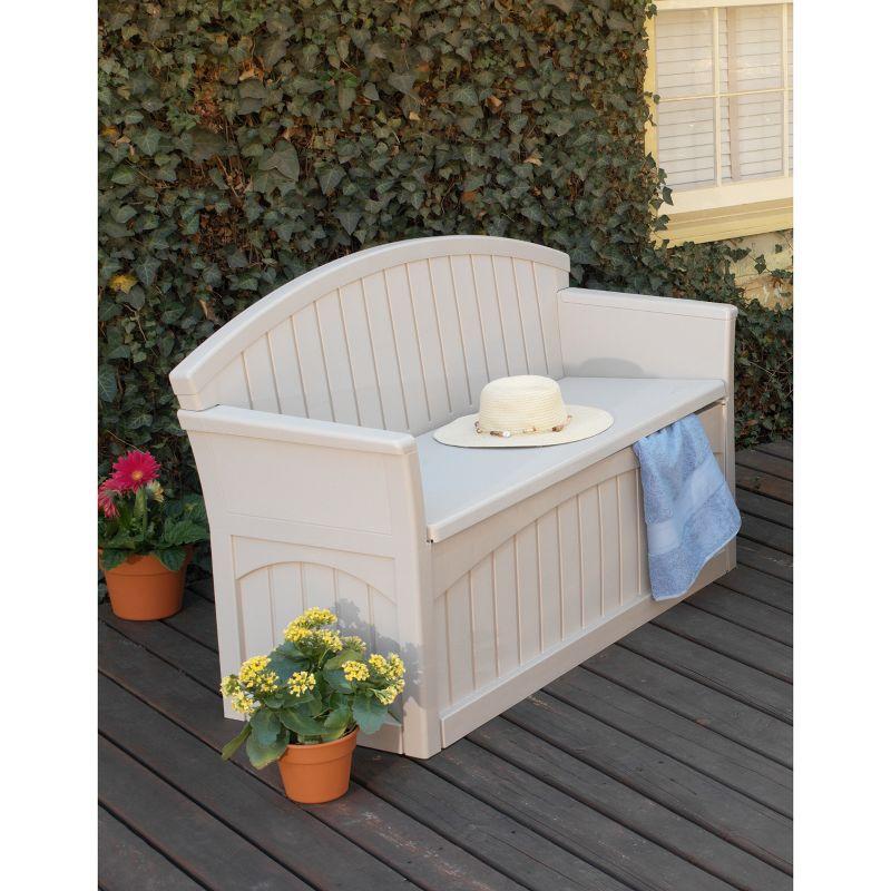 Suncast Suncast 50 Gallon Patio Storage Bench - Light Taupe