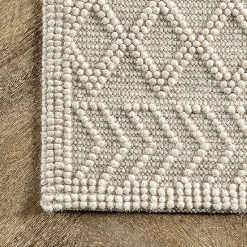 Nuloom Contemporary Trellis Natti Indoor Area Rug, 4' x 6', Ivory