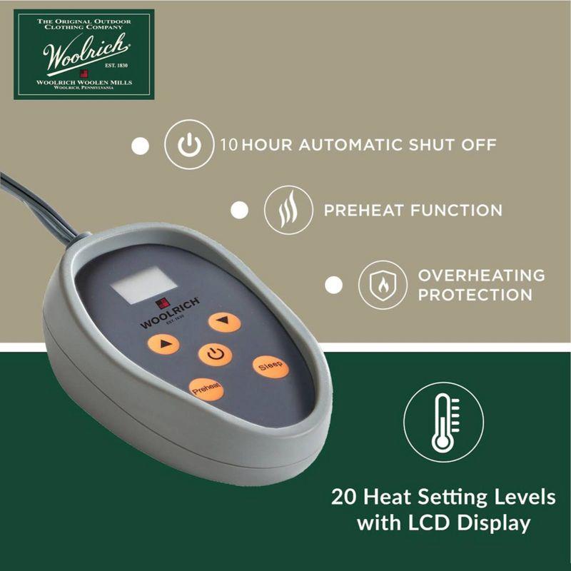 Woolrich Woolrich Heated Plush to Berber Grey Blanket Full