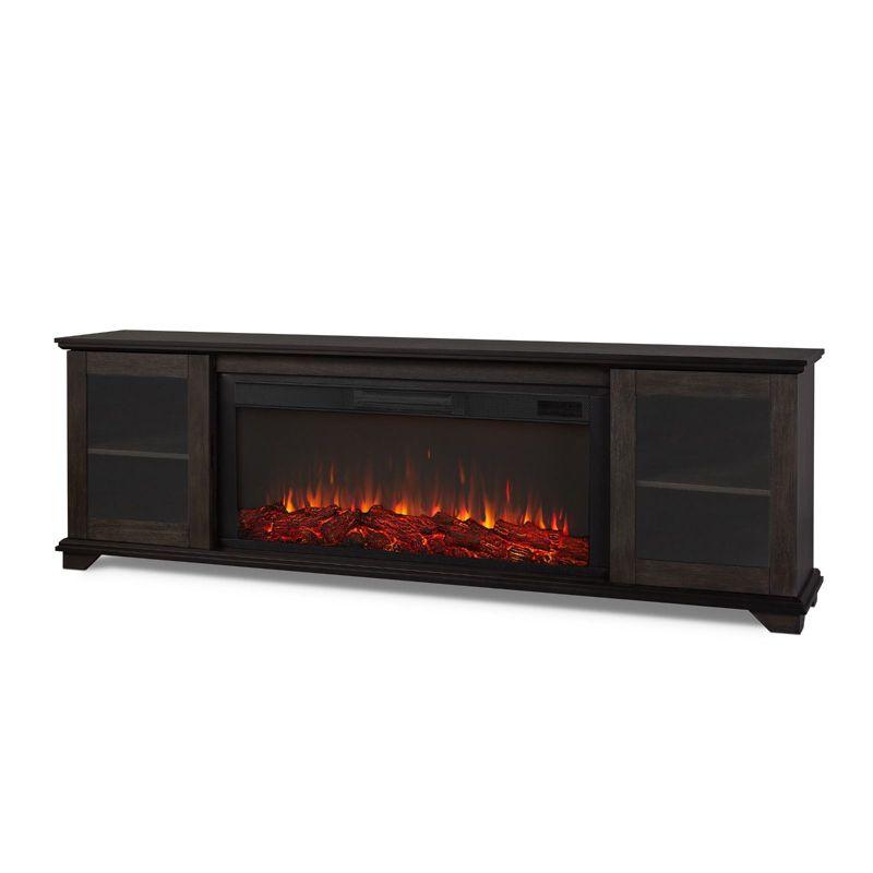 Real Flame Benjamin 81" Landscape TV Stand with Electric Fireplace by Real Flame
