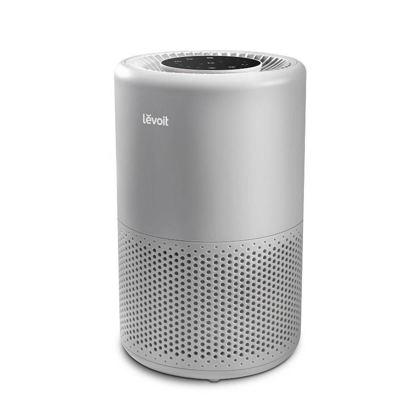 Levoit Core 200s Smart Air Purifier Gray: 1-Year Warranty, 4 Settings, ETL & CARB Certified, Energy Star, 100-300 sq. ft.