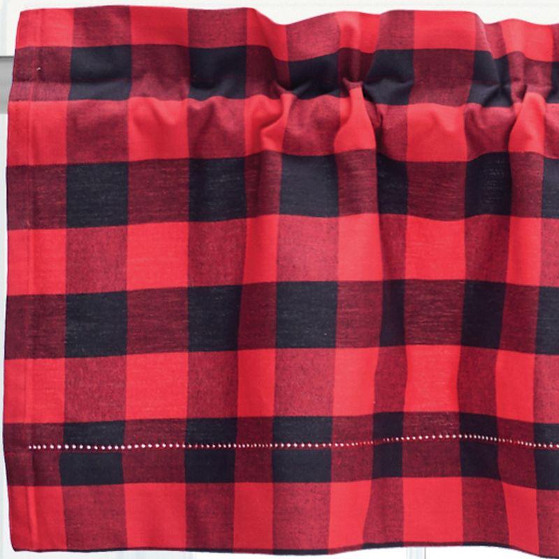 C&F Home Franklin Cotton Valance Window Treatment (Set of 2)