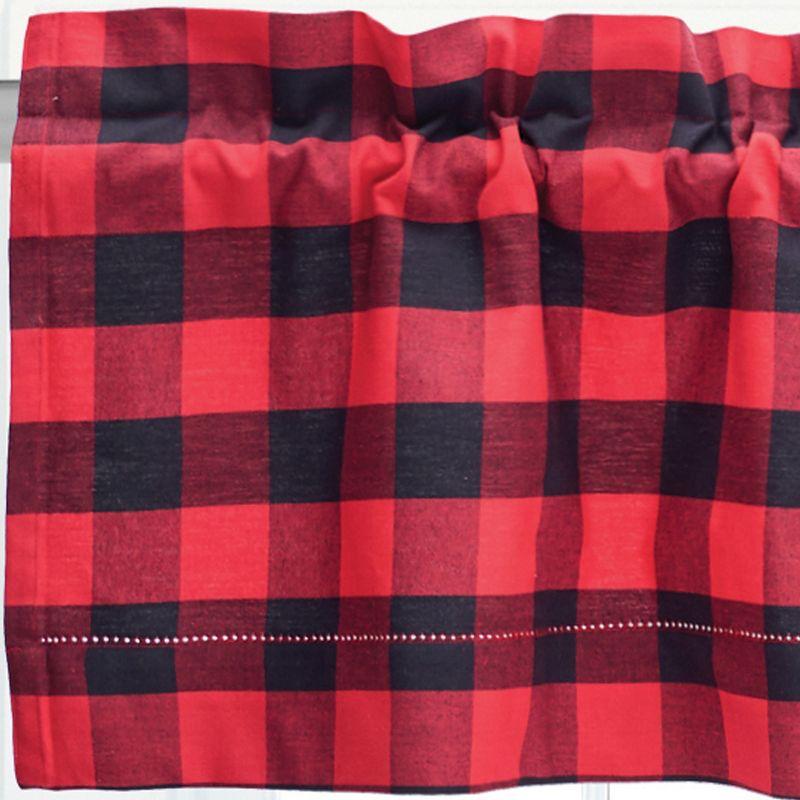 Franklin Cotton Valance Window Treatment (Set of 2)