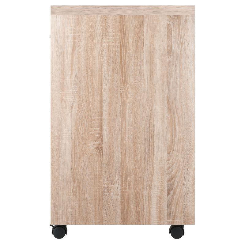 Kenner Mobile Storage Cabinet Wood - Winsome