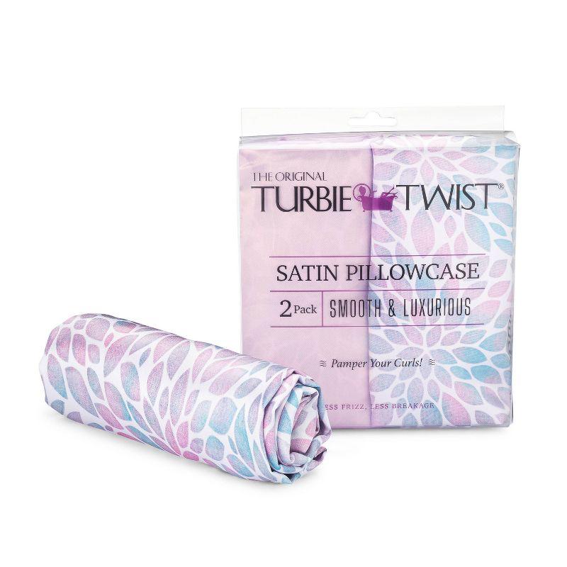 Turbie Twist Satin Pillowcase - 2pk