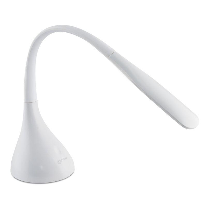 14" Creative Curves Desk Desk Lamp White (Includes LED Light Bulb) - OttLite