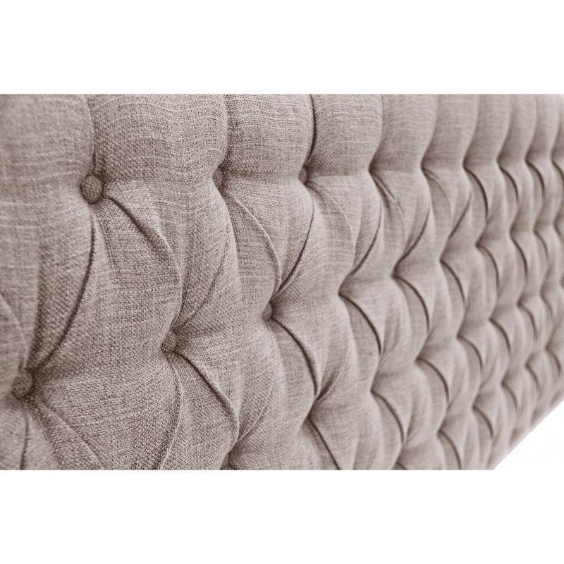 Elle Decor Elle Decor Celeste Tufted Upholstered Padded Headboard with Contemporary Button Tufting
