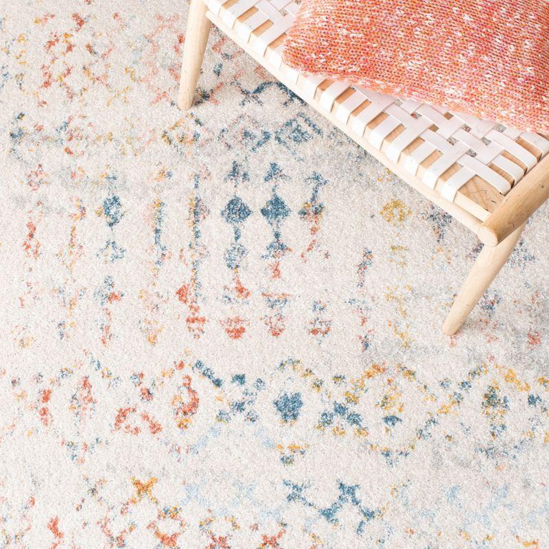 Tulum TUL240 Power Loomed Area Rug - Ivory/Pink - 4'x6' - Safavieh.