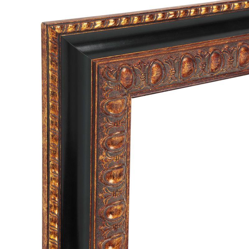 Antique Copper and Black 8x10 Baroque Picture Frame