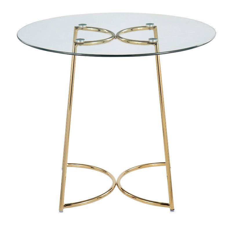 35" Cece Tempered Dining Table - LumiSource