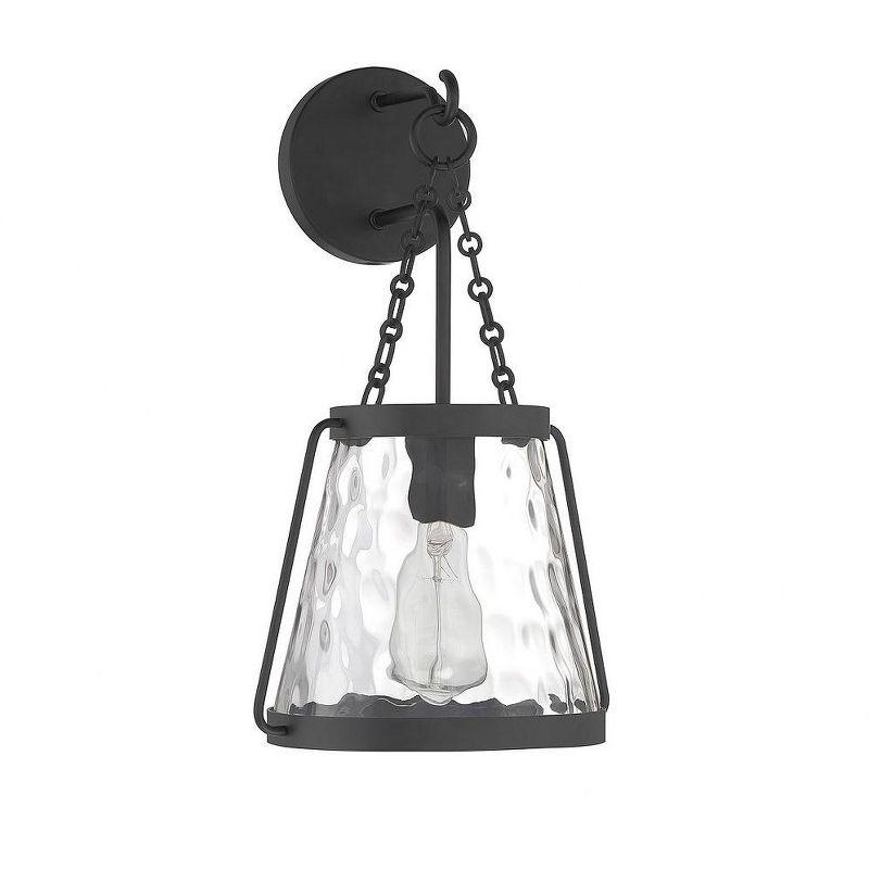 Savoy House Crawford 1 - Light Wall Light in  Matte Black