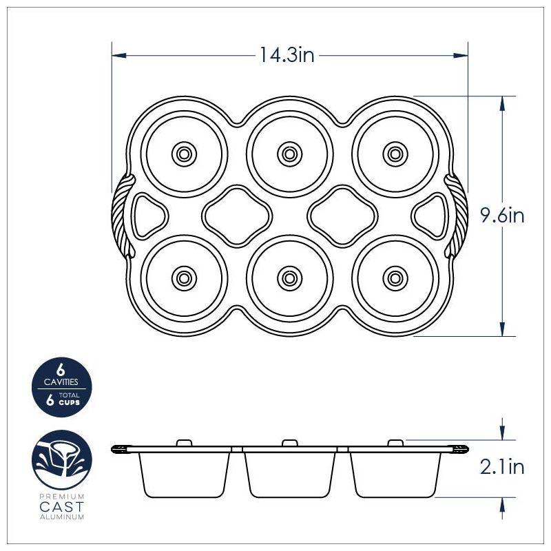 Non-Stick Aluminum Mini Angel Food Cake Pan