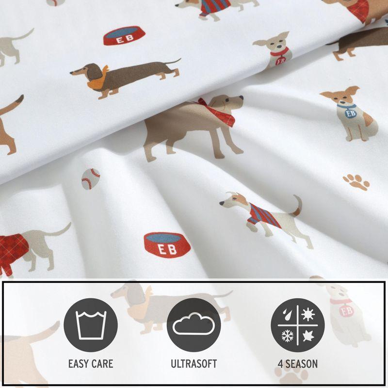 Eddie Bauer Buddy And Friends White Queen Sheet Set