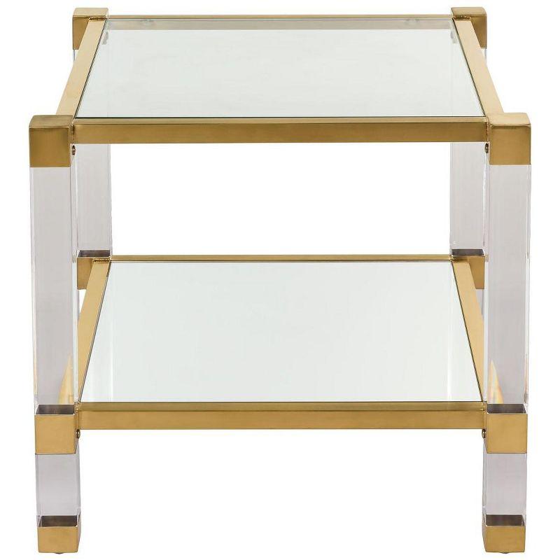 Angie End Table - Brass - Safavieh.