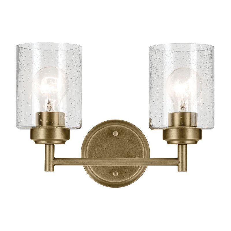 Kichler Lighting Winslow 2 - Light Vanity in  Natural Brass