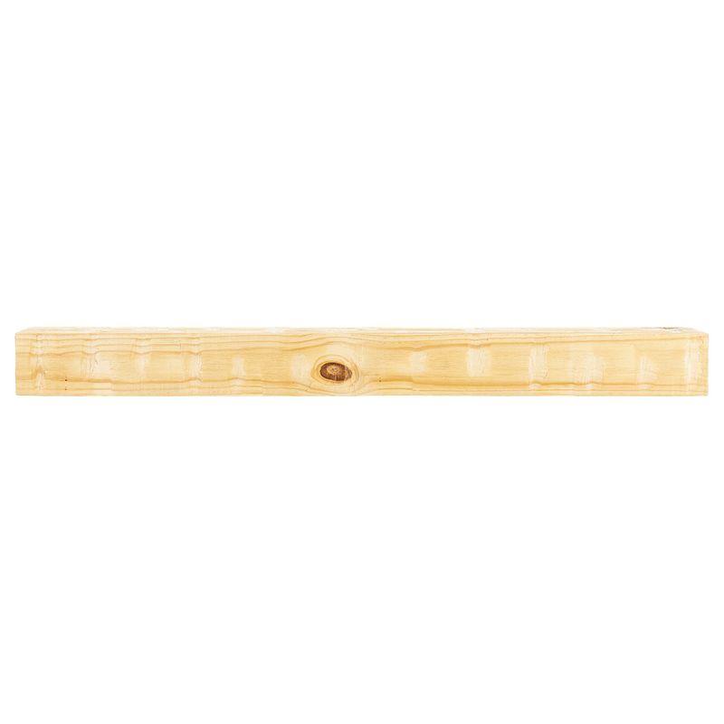 Mantel Directs Country Living Wood Fireplace Mantel Shelf - Bodie Rustic Hand Distressed Pine With Worn, Reclaimed Log Look; For Fireplaces, Hearths & Décor