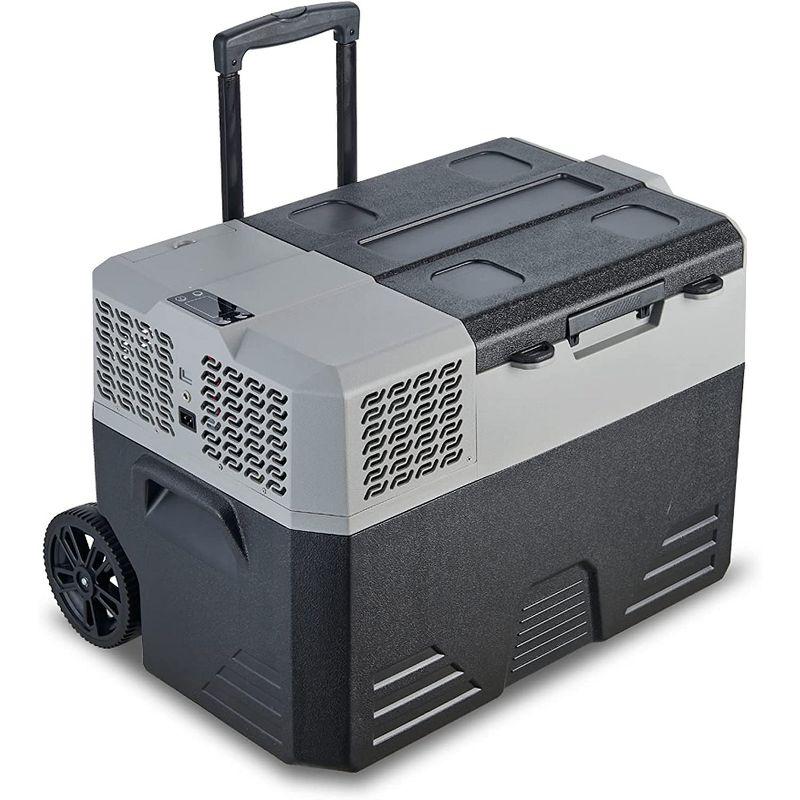 GlareWheels 42 Quarts Ice Chest with wheels in Gray