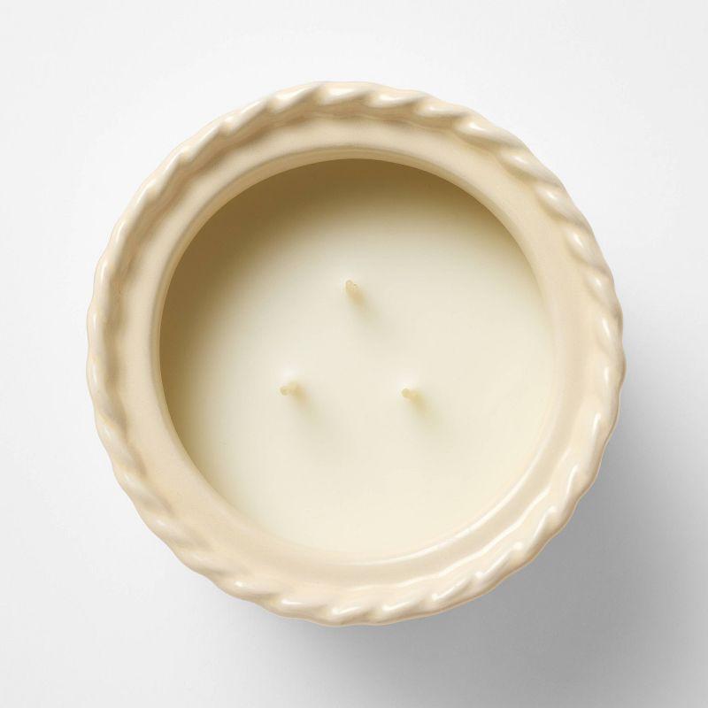 3-Wick 18oz Ceramic Jar Candle with Lid Lavender Blanc - Threshold™ designed with Studio McGee