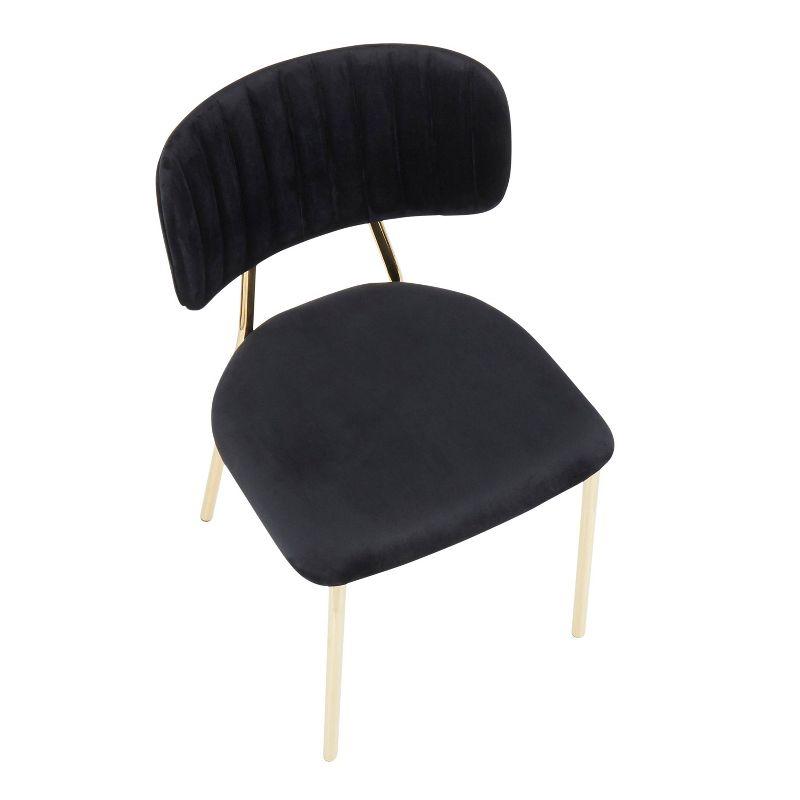 Set of 2 Bouton Contemporary Glam Chair - LumiSource