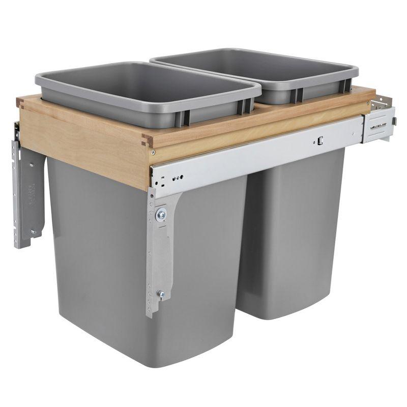 Rev-A-Shelf Pull Out Top Mount Trash Can w/Soft-Close