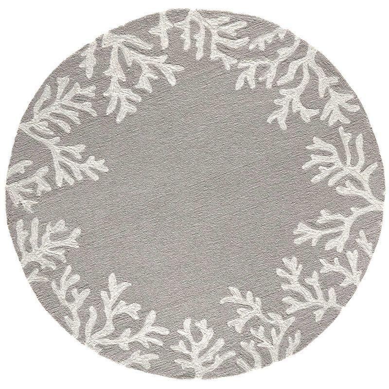 Coral Border Outdoor Rug