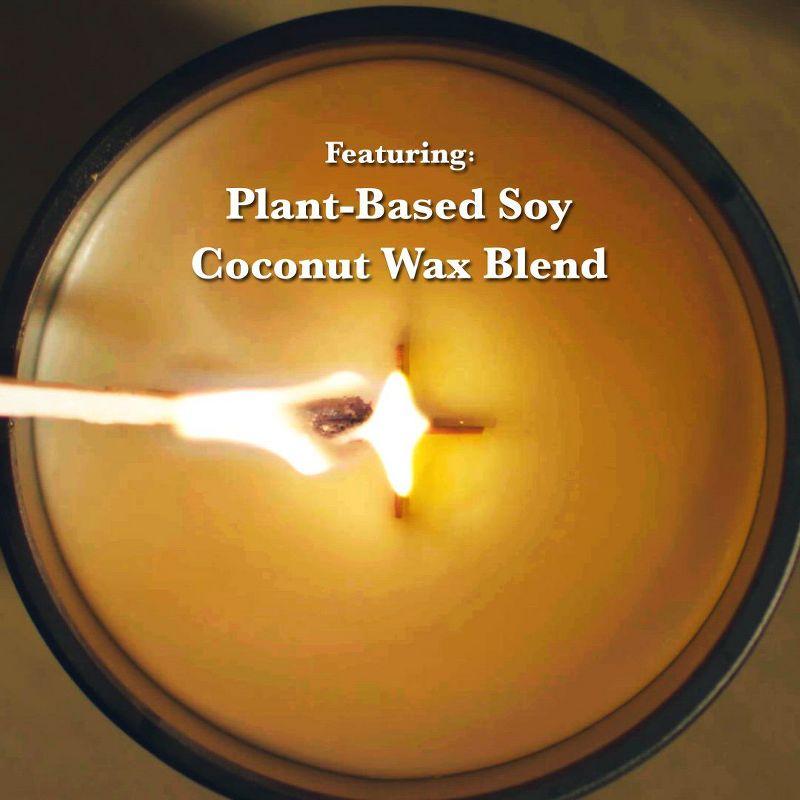 WoodWick ReNew Recycled Glass Black Currant and Rose  Candle 13oz