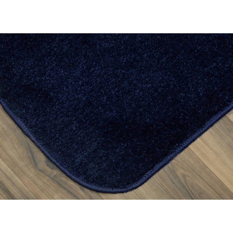 Gramercy 3pc Washable Bathroom Rug Set Navy - Garland Rug: Non-Skid, Tufted, Polypropylene Bath Mats Set