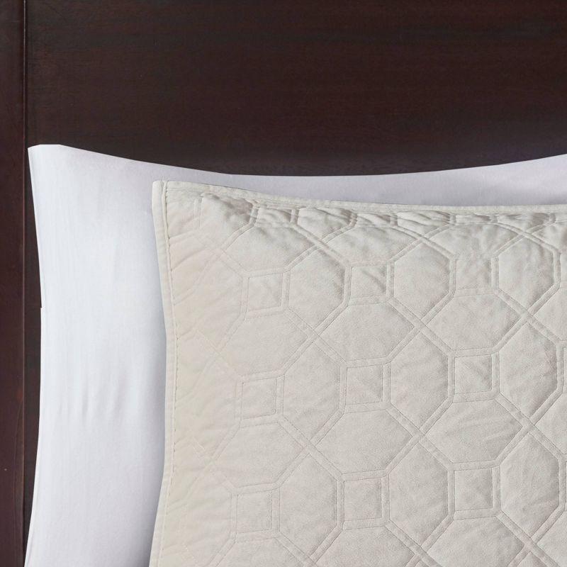 Madison Park Harper 3 Piece Velvet Quilt Set