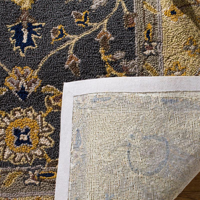 Easy Care EZC751 Hand Hooked Area Rug - Grey/Cream - 8'x10' - Safavieh.