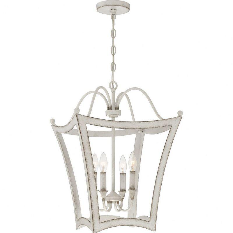 Quoizel Lighting Summerford 4 - Light Chandelier in  Antique White