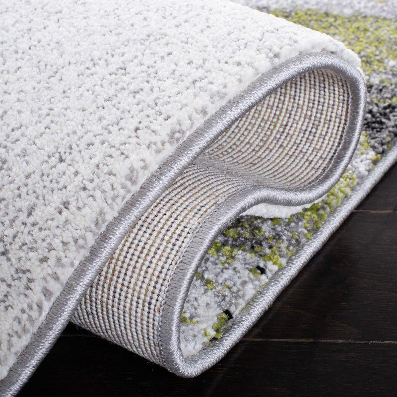 Galaxy GAL117 Power Loomed Indoor Area Rug - Grey/Green - 5'3"x7'6" - Safavieh