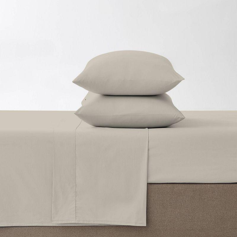 100% Cotton Percale Sheet Set - Color Sense