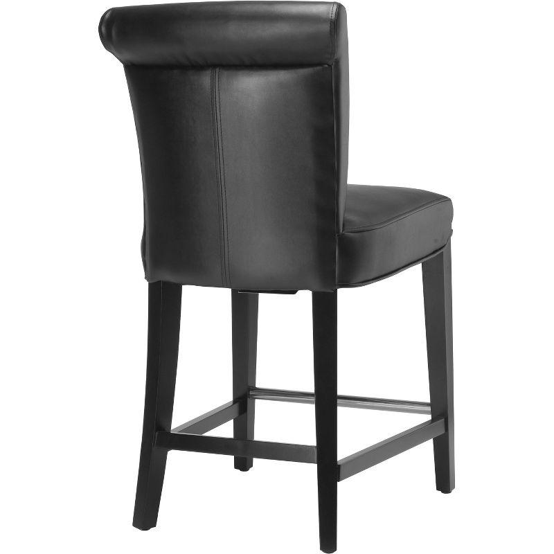 Darby Home Co Bowie Upholstered Counter Stool with Solid Wood Frame