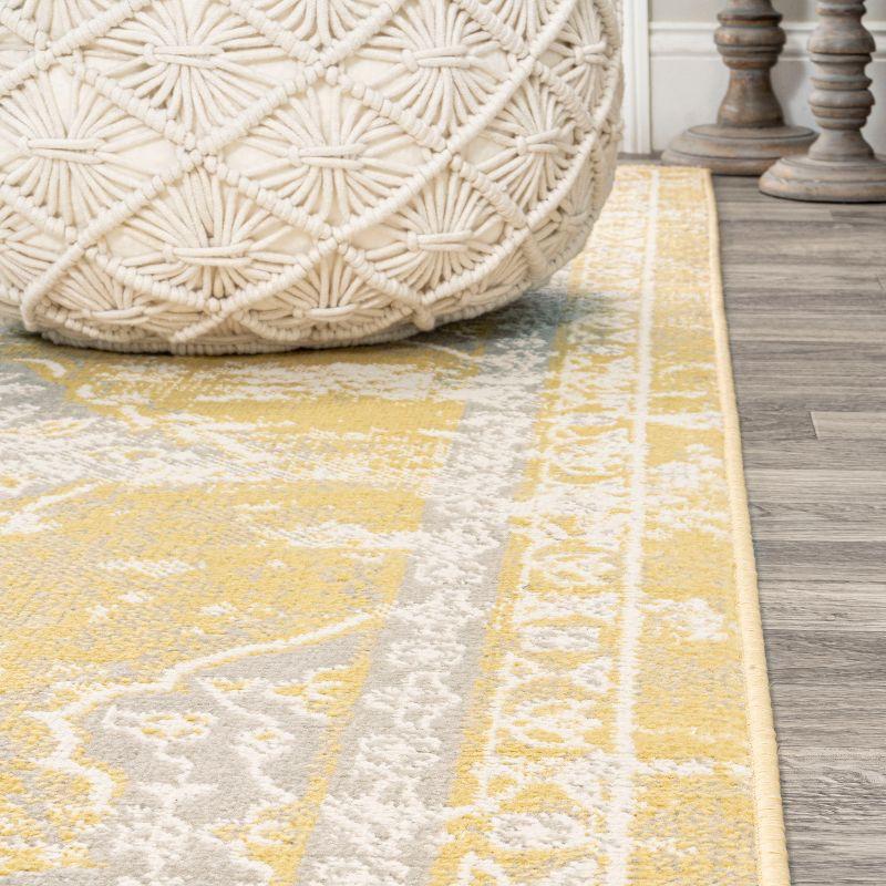 Alhambra Ornate Medallion Modern Indoor Area Rug - JONATHAN Y