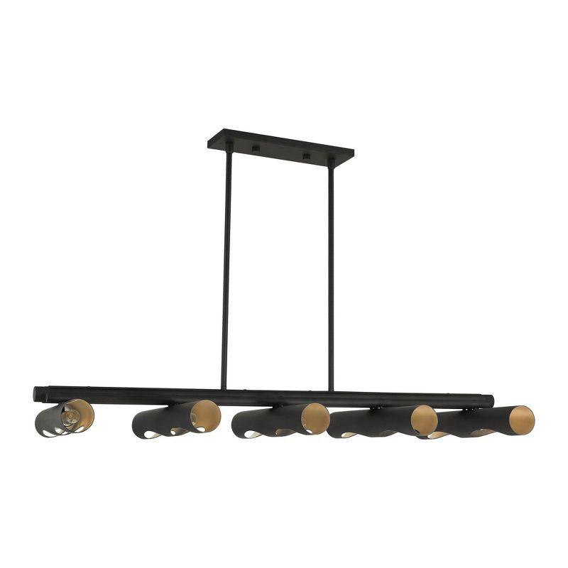 Livex Lighting Novato 10 - Light Chandelier in  Black