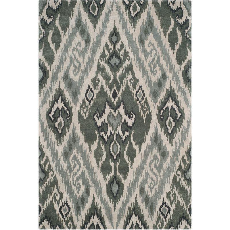 Capri CPR351 Tufted Indoor Area Rug - Multi/Grey - 4'x6' - Safavieh
