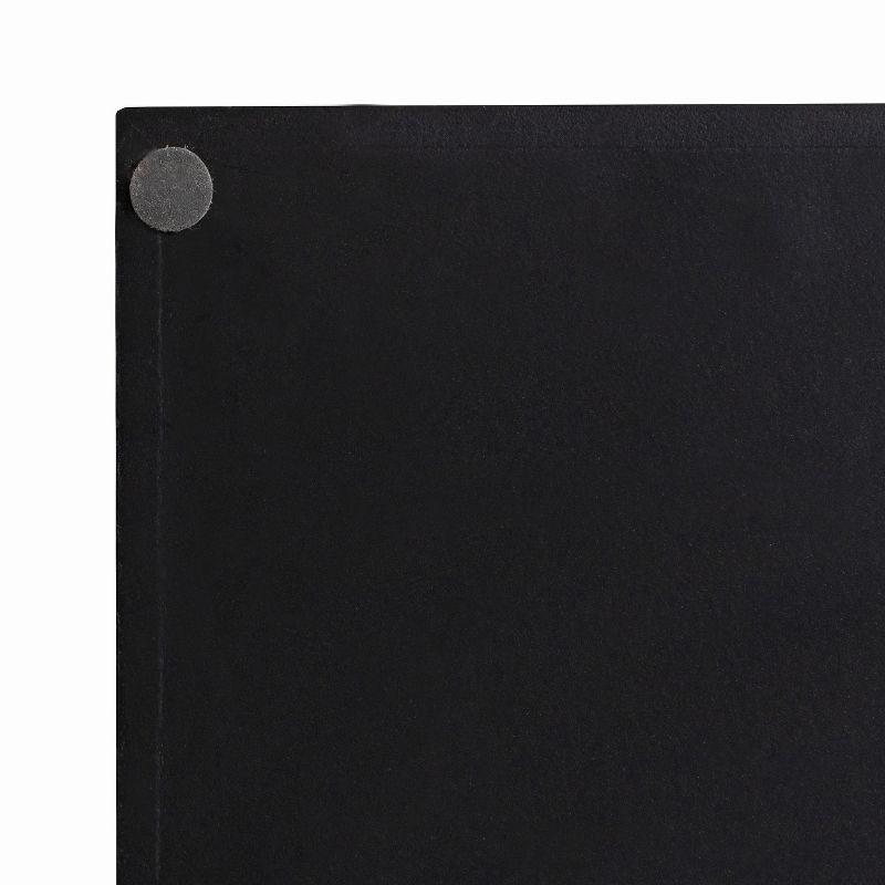 Kate and Laurel Lipton Tray, 16.5x12.25, Black and Gold