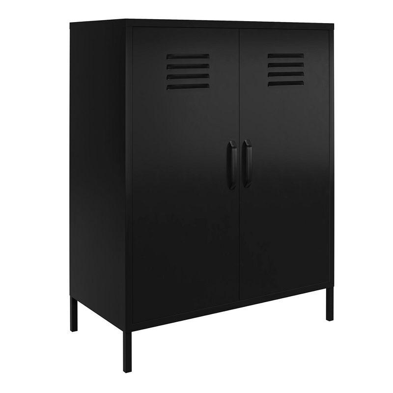 RealRooms Shadwick 2 Door Metal Locker Storage Cabinet