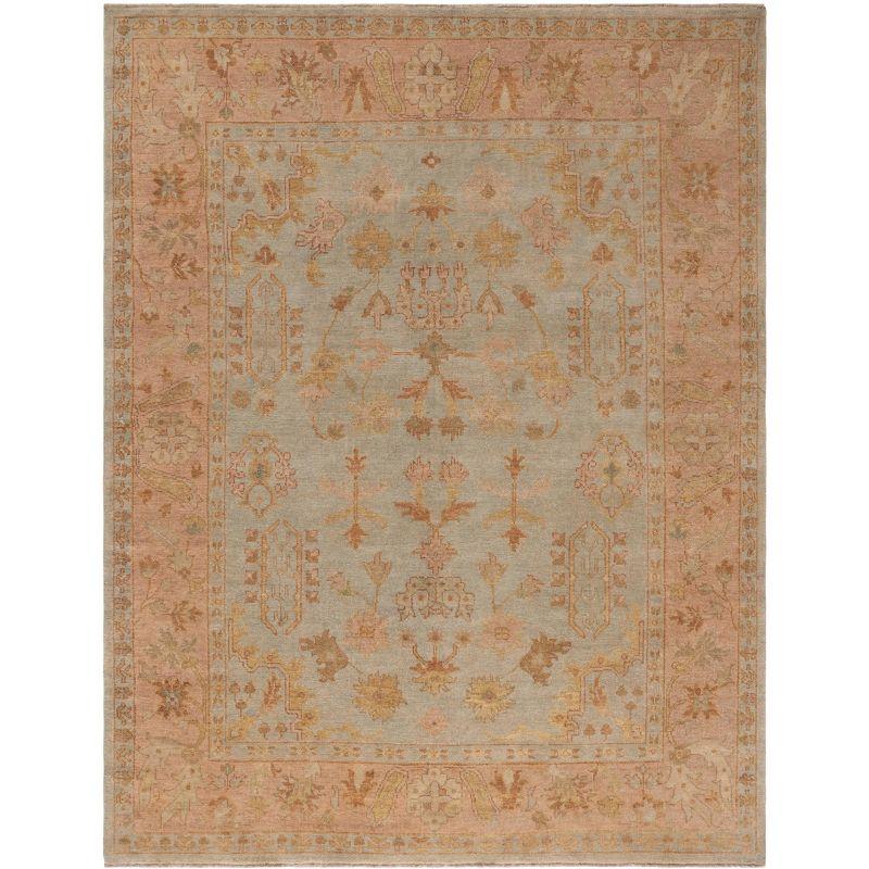 Oushak Hand Knotted Wool Oriental Rug