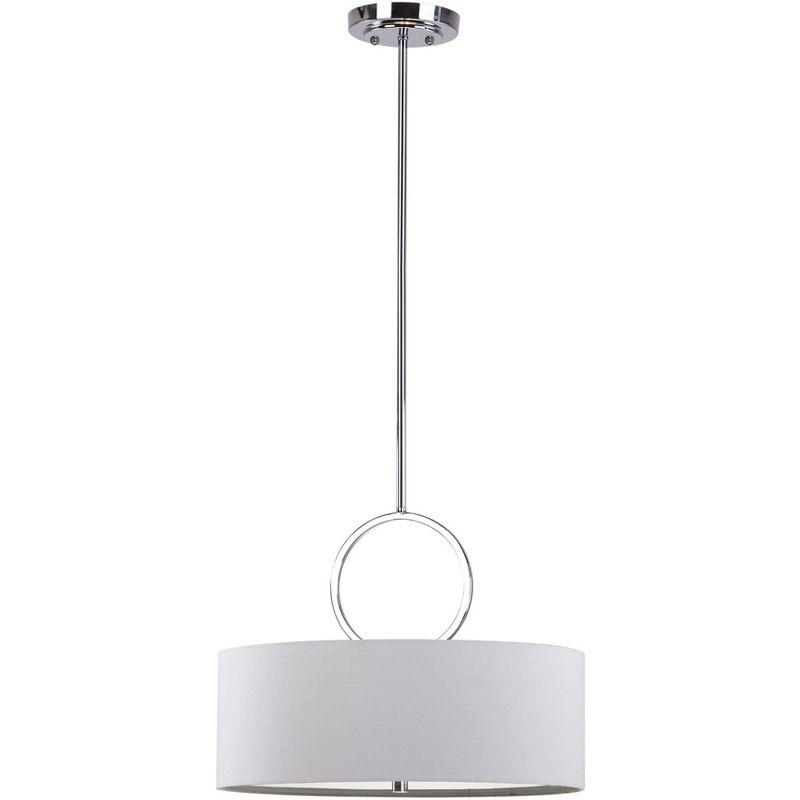 Debonair Drum Pendant Light - Chrome - Safavieh.